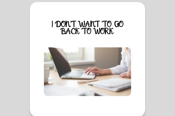 Ritorno al lavoro/ingresso al nido